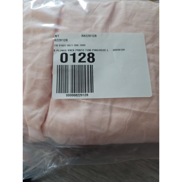 Anthropologie V-Neck Plunge Tunic Mini Dress - New - Size Large - Picture 5 of 7